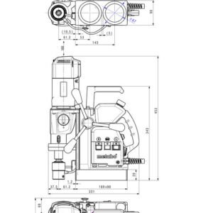 دریل مگنت متابو MAG 50
