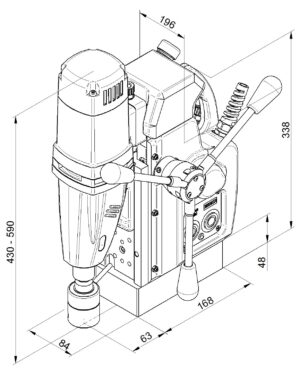 دستگاه دریل مگنت اتوماتیک بی دی اس BDS AutoMAB 450