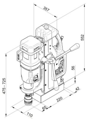 دستگاه دریل مگنت اتوماتیک بی دی اس BDS MAB 825 V / MAB 845 V