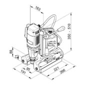 دستگاه دریل مگنت لوله بی دی اس مدل BDS PipeMAB 200