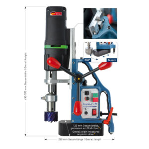 دریل مگنت کارناش KATSV 55 Blue-Mag
