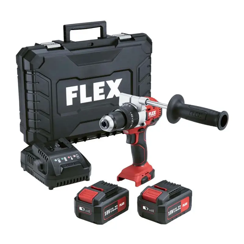 دریل پیچ گوشتی چکشی شارژی فلکس PD 2G 18.0-EC FS55BC/5.0